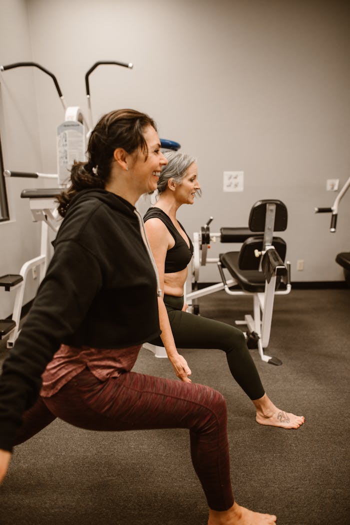 Women Exercising Together